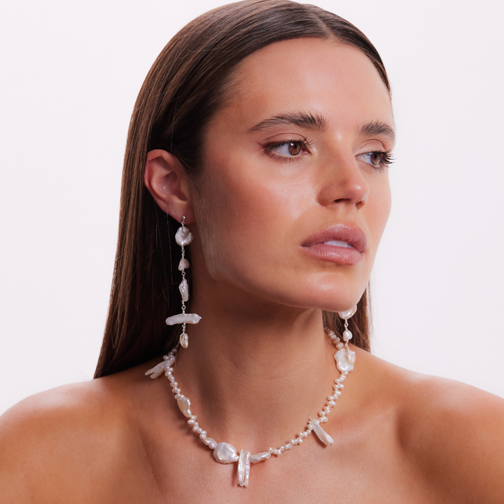 Serafina Earrings - Silver