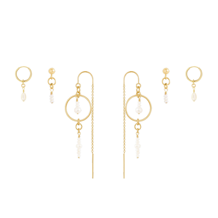 Sierra Earring Set - Gold