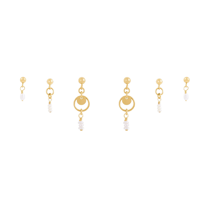 Stevie Earring Set - Gold