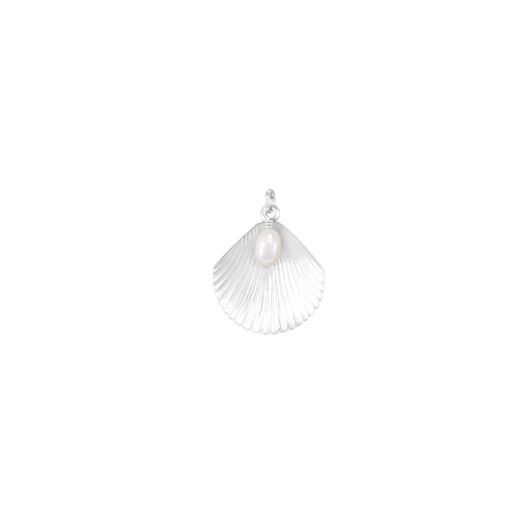 Ula Shell with Lulita Pearl - Silver