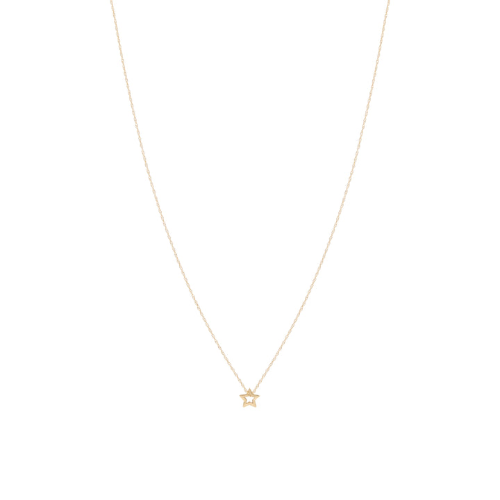 Star Necklace - Solid Gold