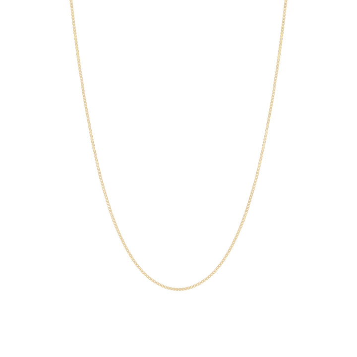 Box Chain Necklace - Solid Gold