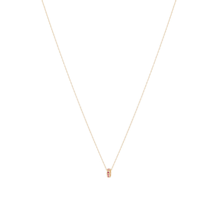 Marci Ruby Necklace - Solid Gold