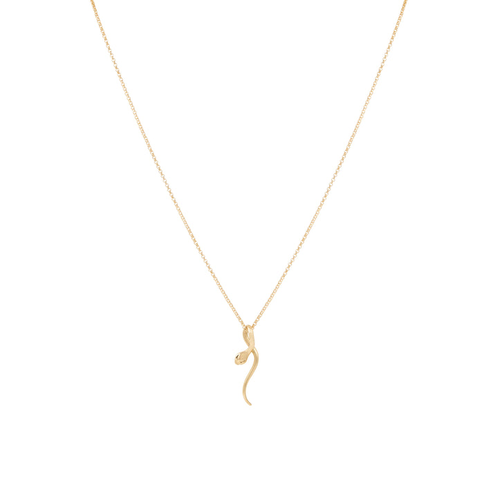 Snake Necklace - Solid Gold