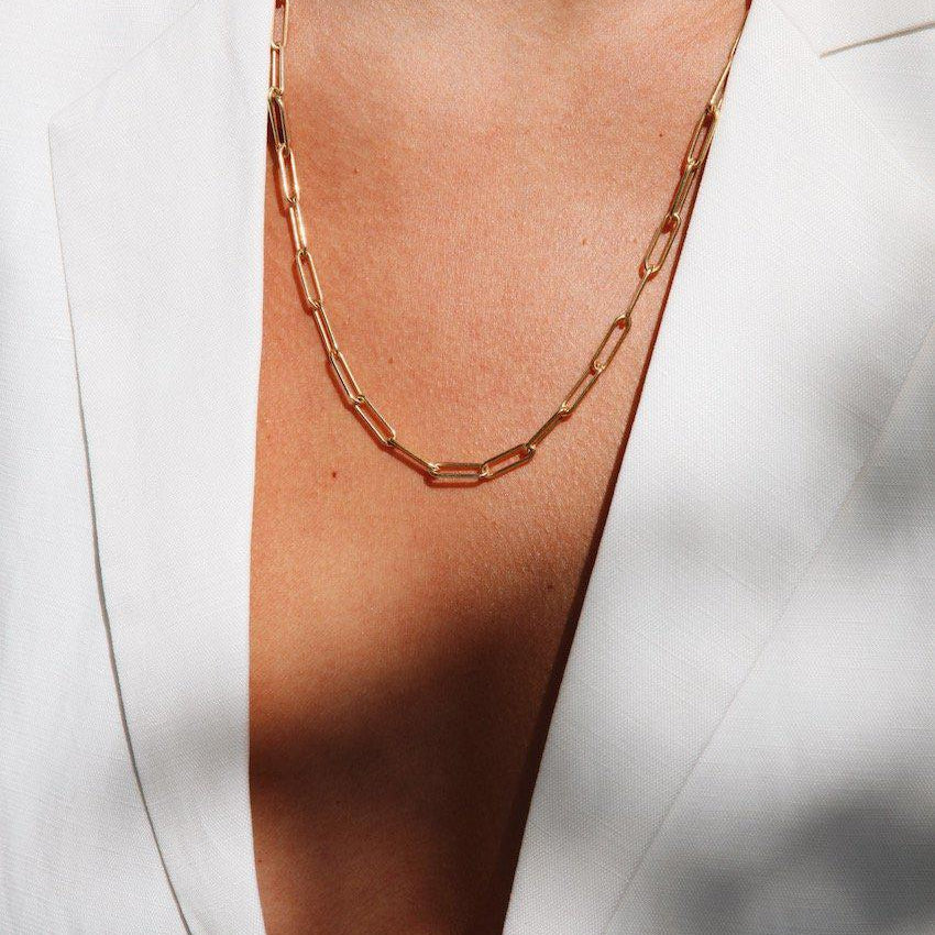 Yves Chain Necklace - Gold