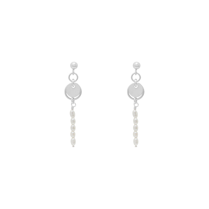 Anine Freshwater Pearl Earrings - Sterling Silver