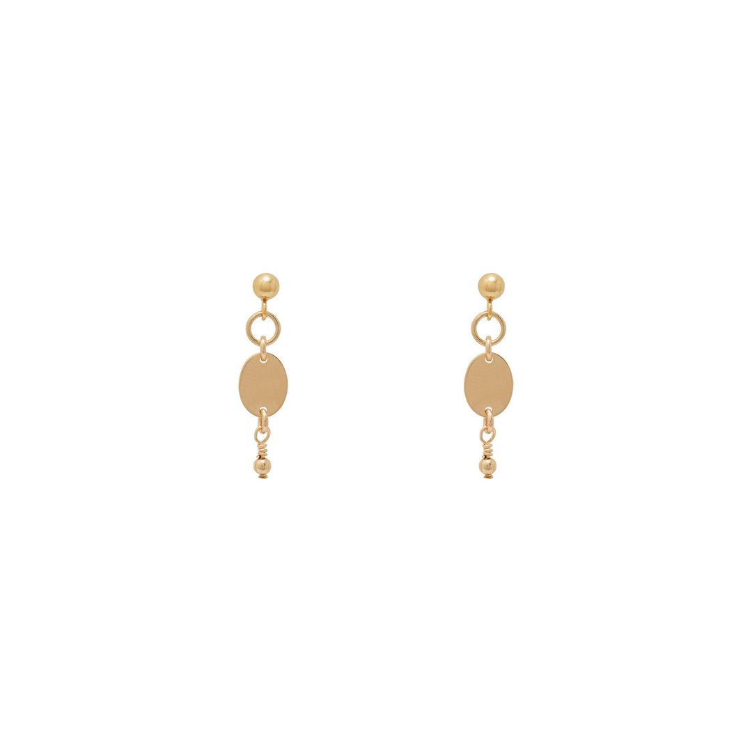 Thalia Beaded Earrings - Gold