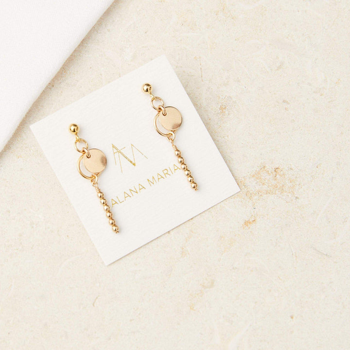 Anine Beaded Earrings - Gold