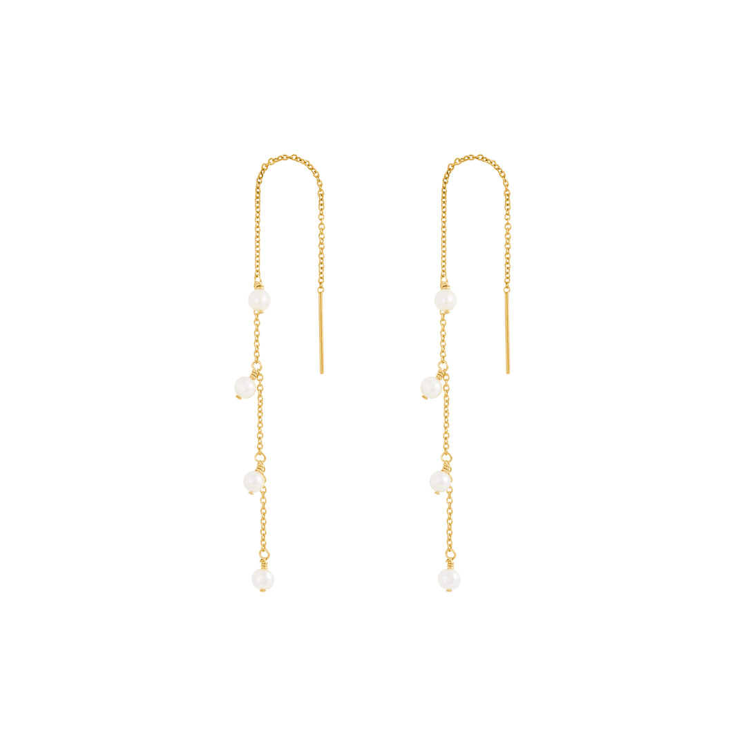 Oleander Earrings - Gold