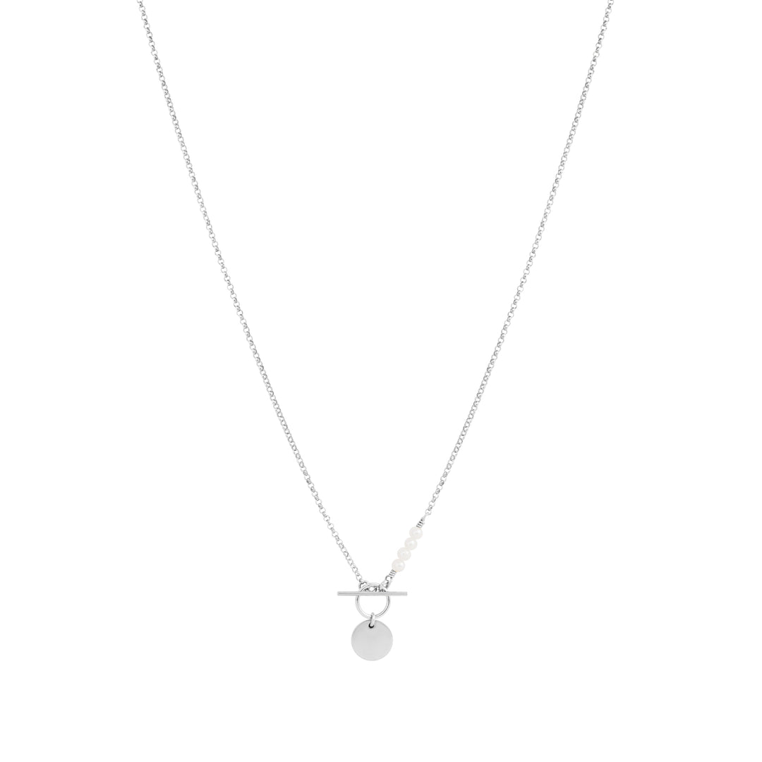 Darcie Freshwater Pearl Necklace - Sterling Silver