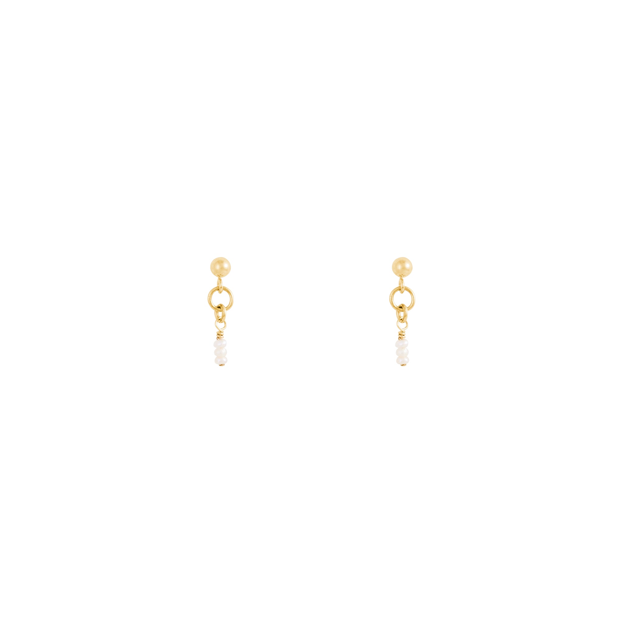 18ct Gold Plated Cubic Zirconia Stud  Hoop Earrings  2 Pack  Claires
