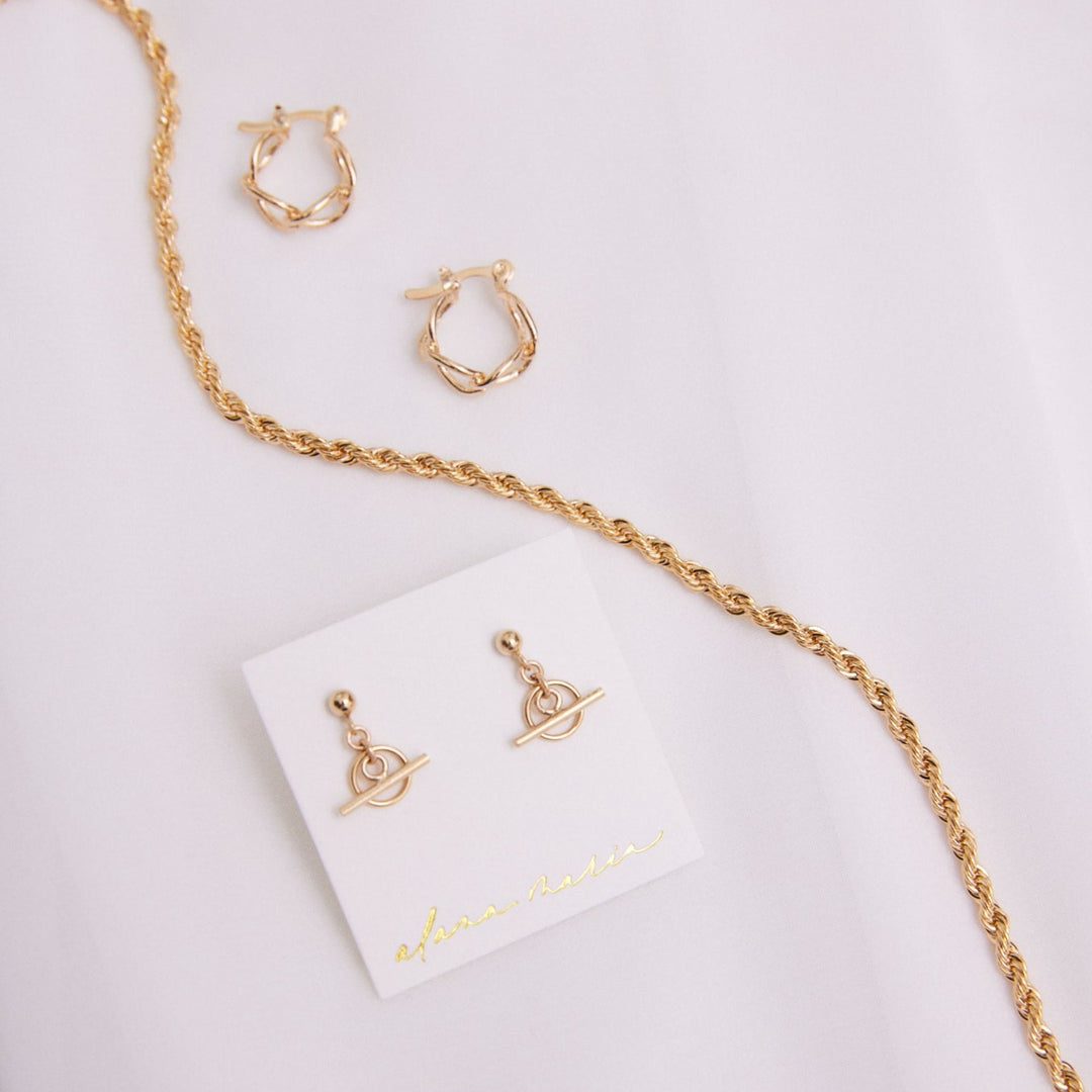 Azalea Earrings - Gold