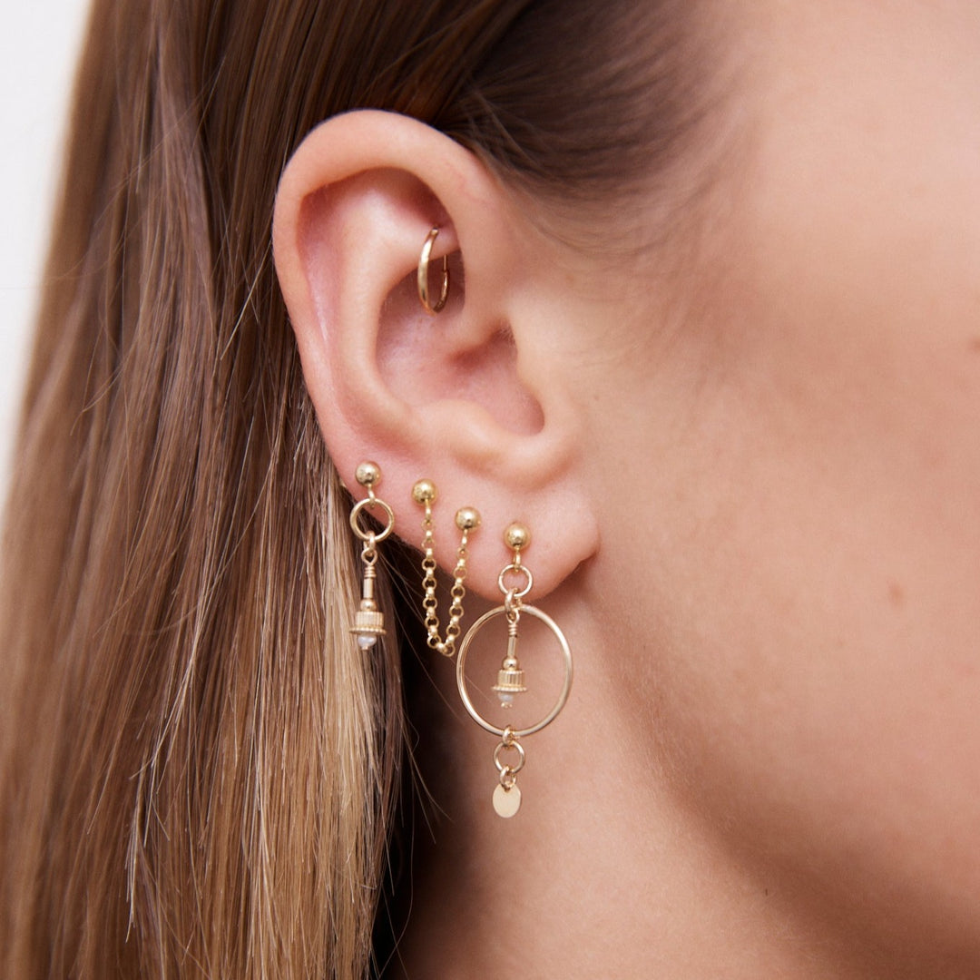 Alias Earrings Gold