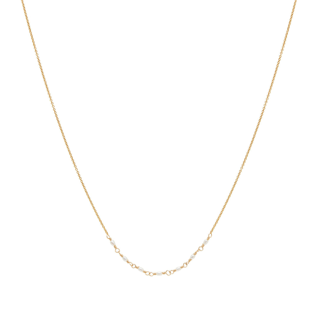Emme Freshwater Pearl Necklace - Gold