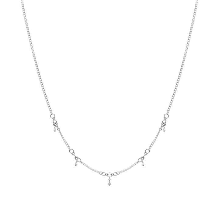 Magali Beaded Necklace - Sterling Silver