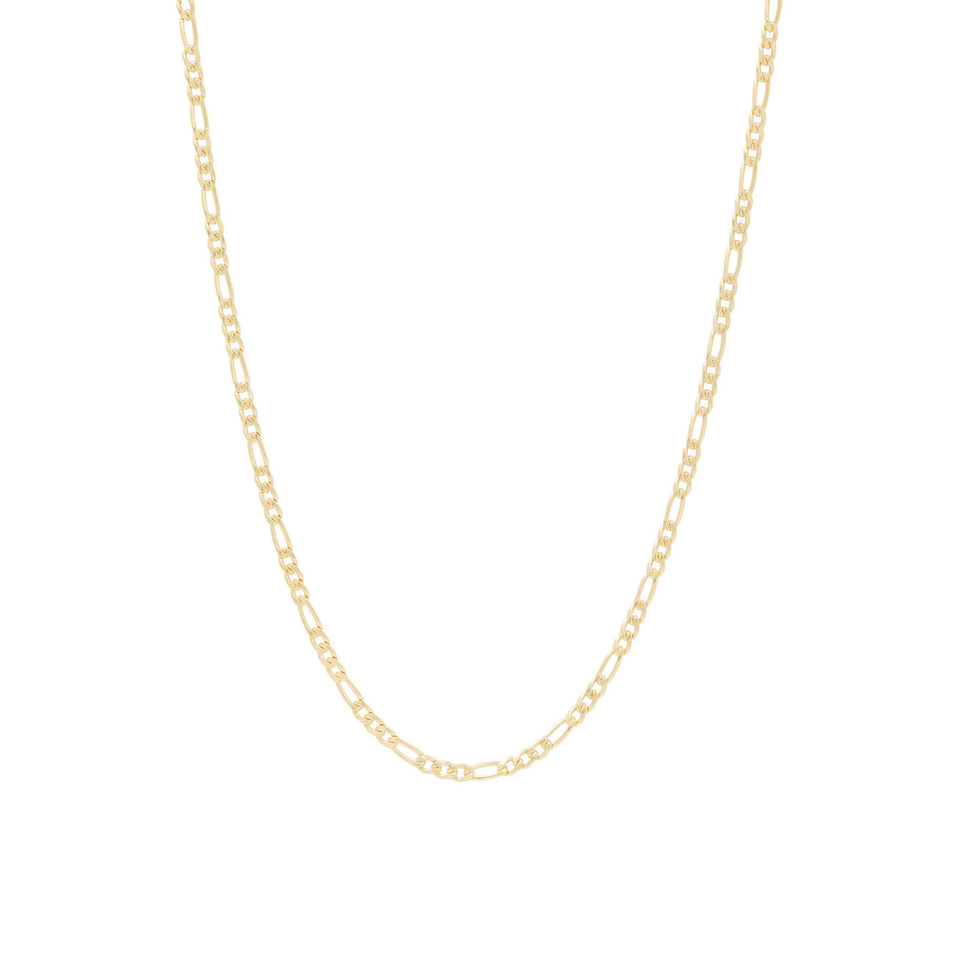 Men's Figaro Necklace - Solid Gold
