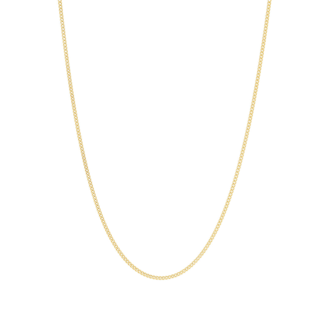 Men's Fine Curb Chain Necklace - Gold