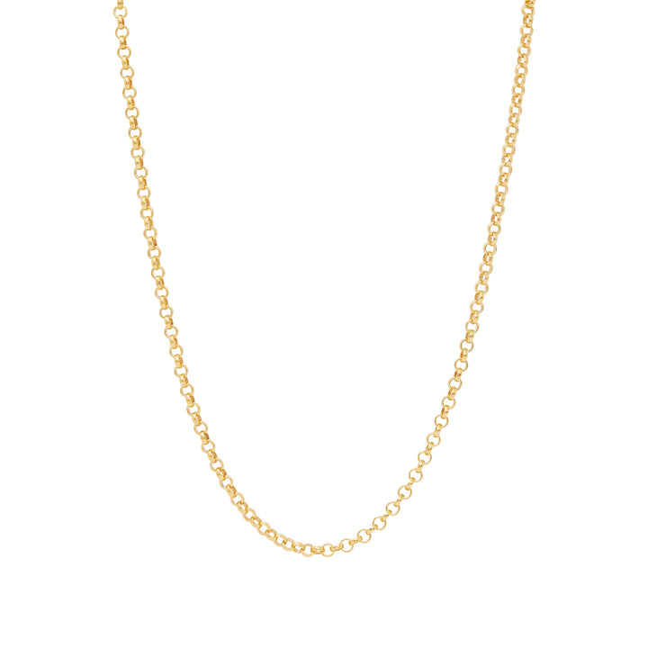 Men's Rolo Chain Necklace - Gold