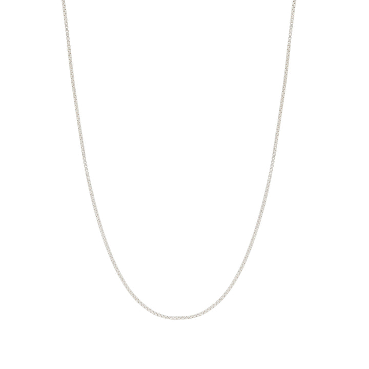 Men's Box Chain Necklace - Sterling Silver