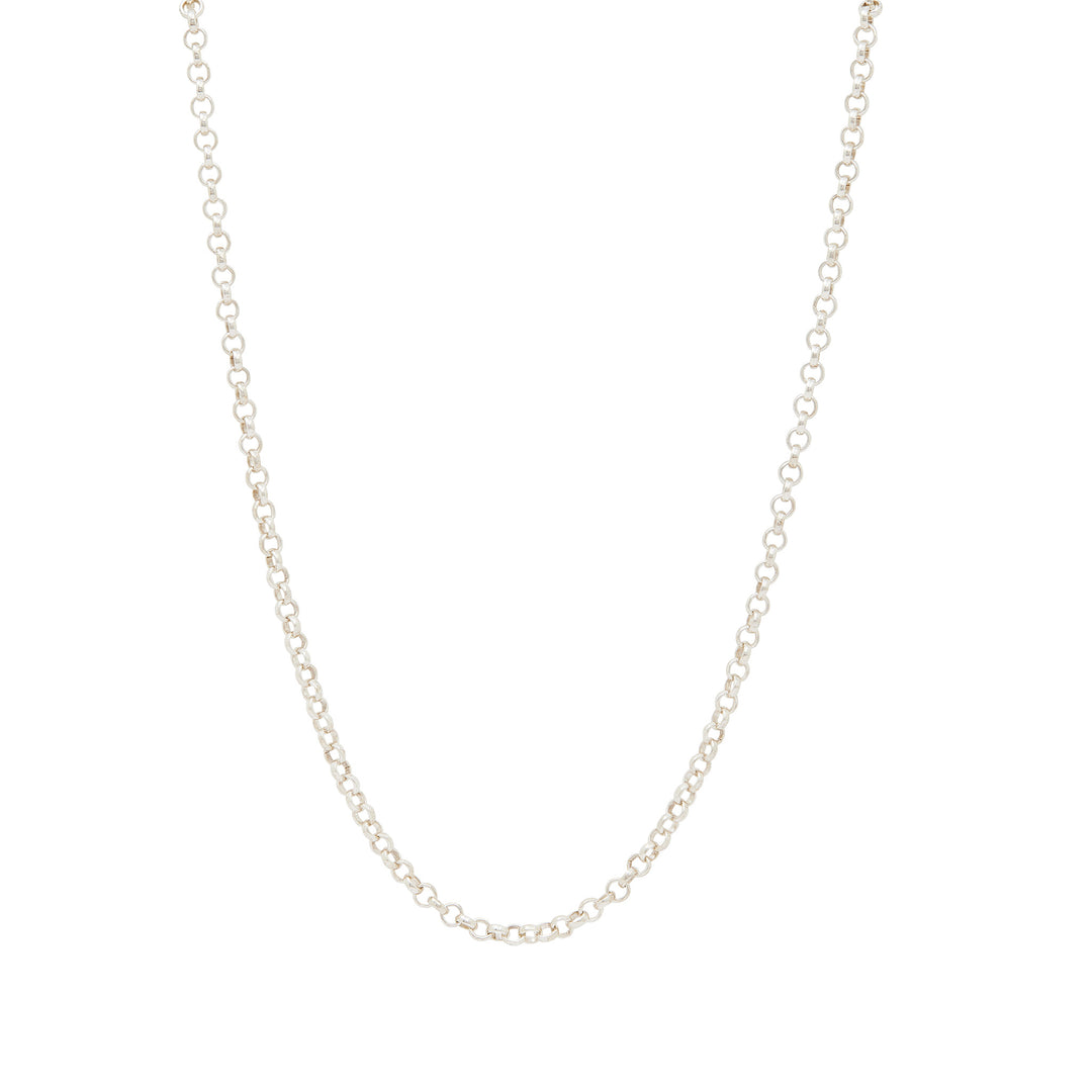 Men's Rolo Chain Necklace - Sterling Silver