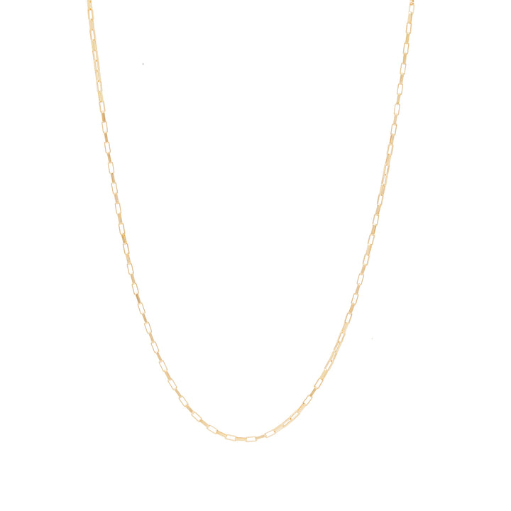 Men's Rectangle Chain Necklace - Gold