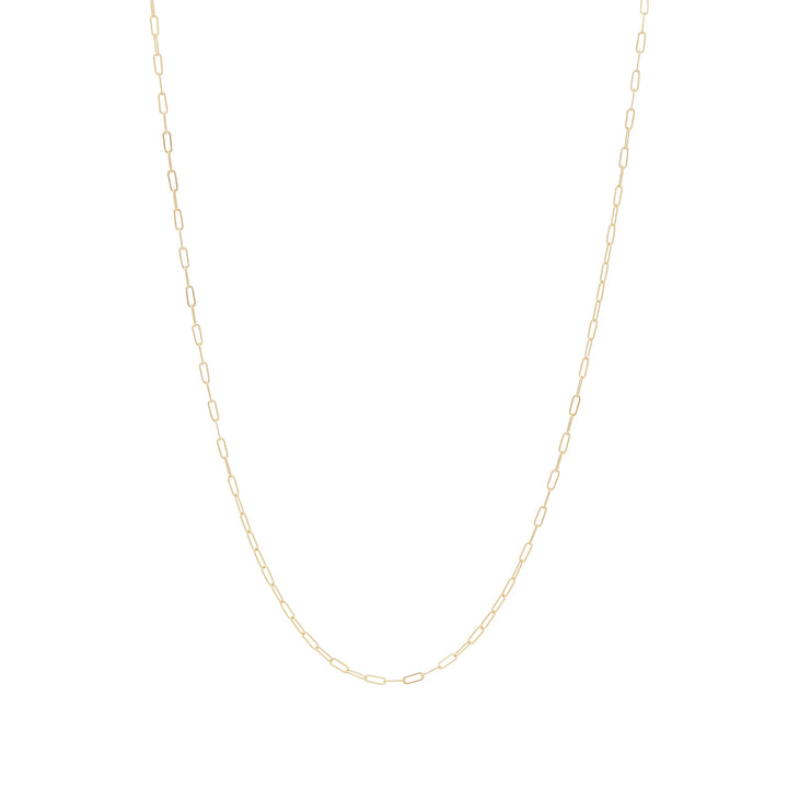Men's Fine Rectangle Chain Necklace - Gold