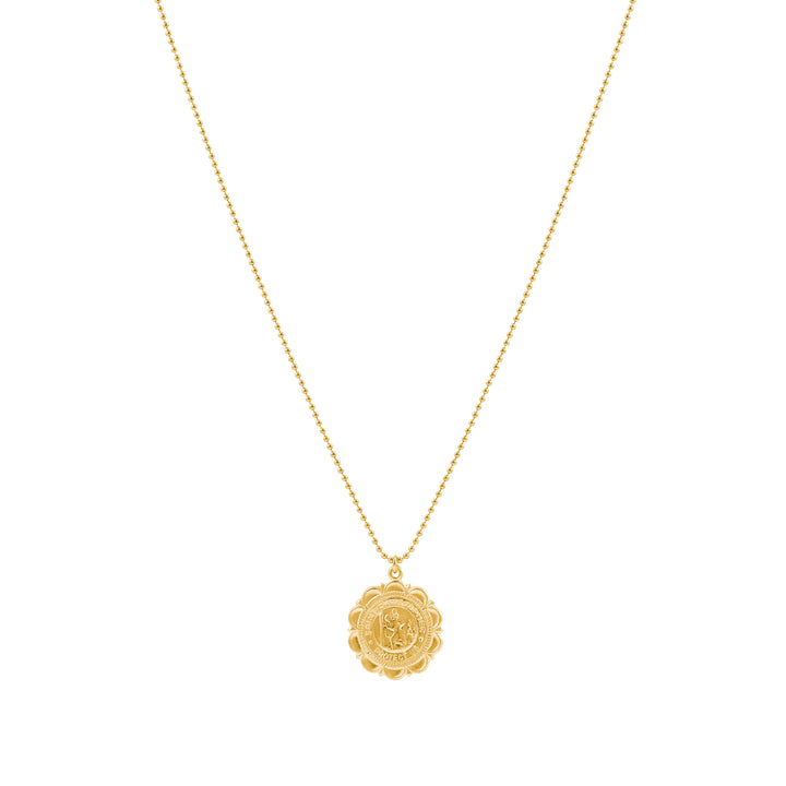 St Christopher Necklace Gold 2.0