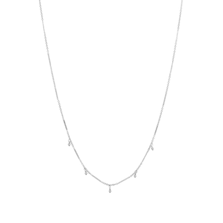Tae Beaded Necklace - Sterling Silver
