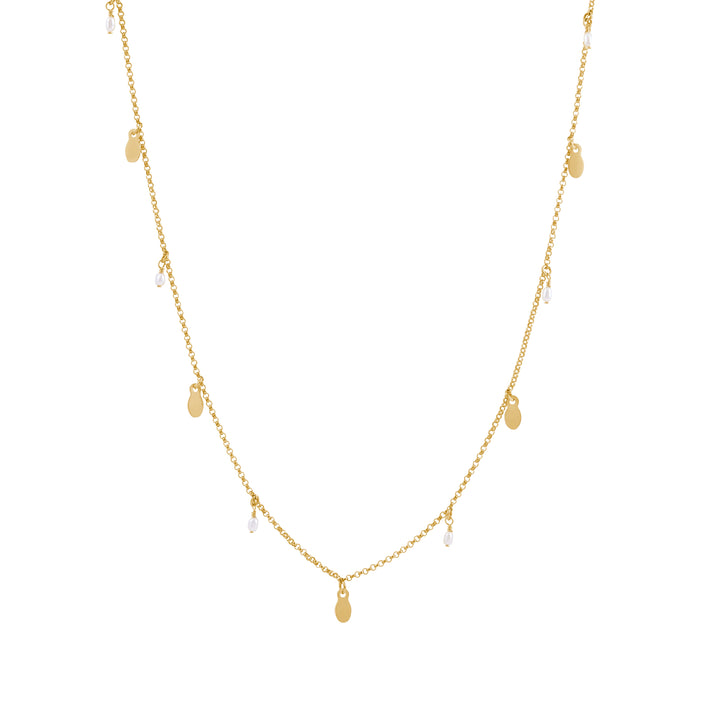 HATTI FRESHWATER PEARL NECKLACE GOLD