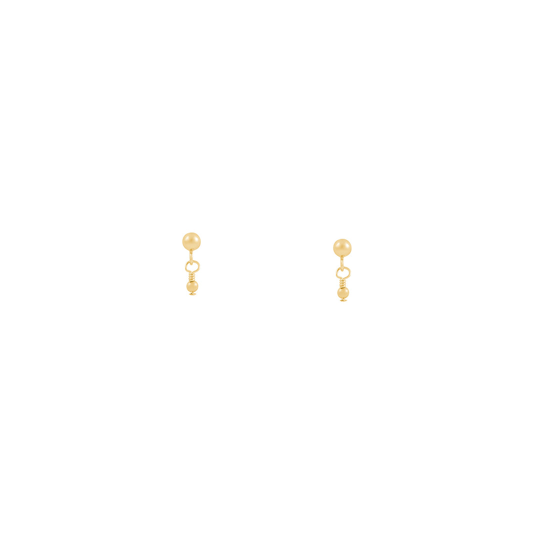 Noa Beaded Earrings - Gold