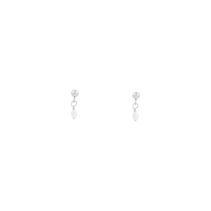 Noa Freshwater Pearl Earrings - Sterling Silver