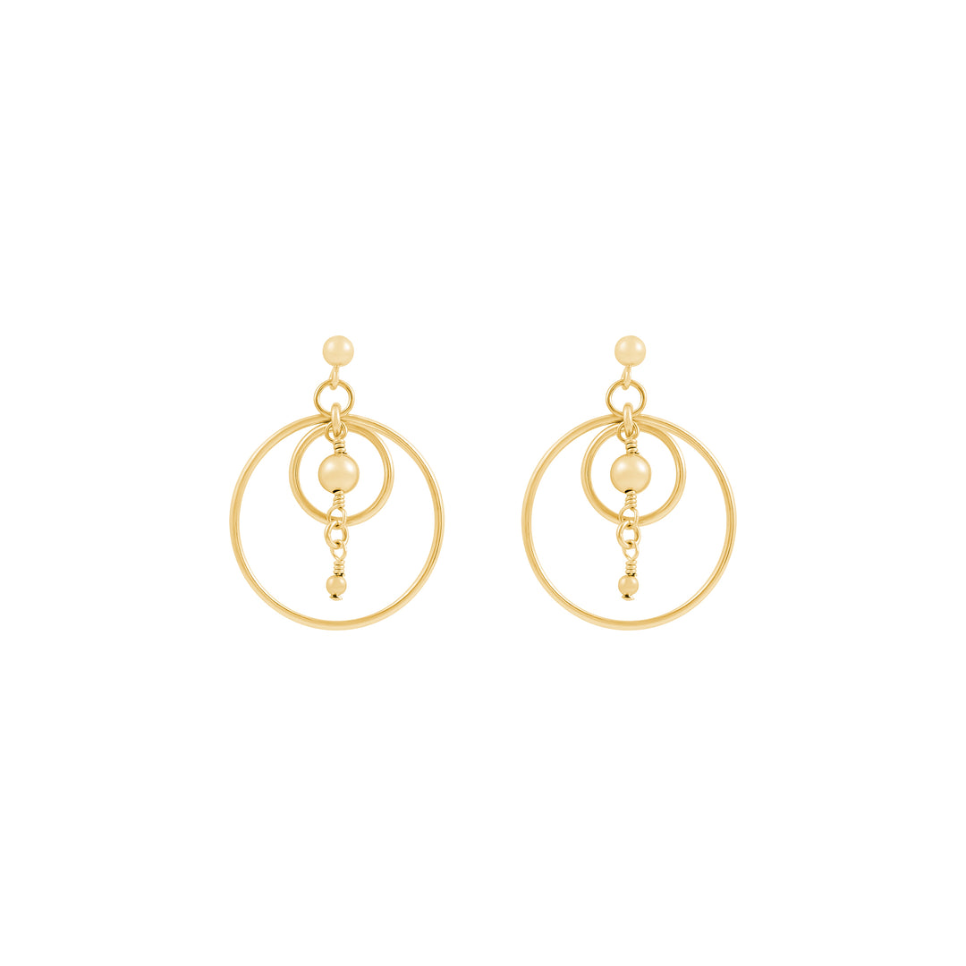 Marla Beaded Earrings - Gold