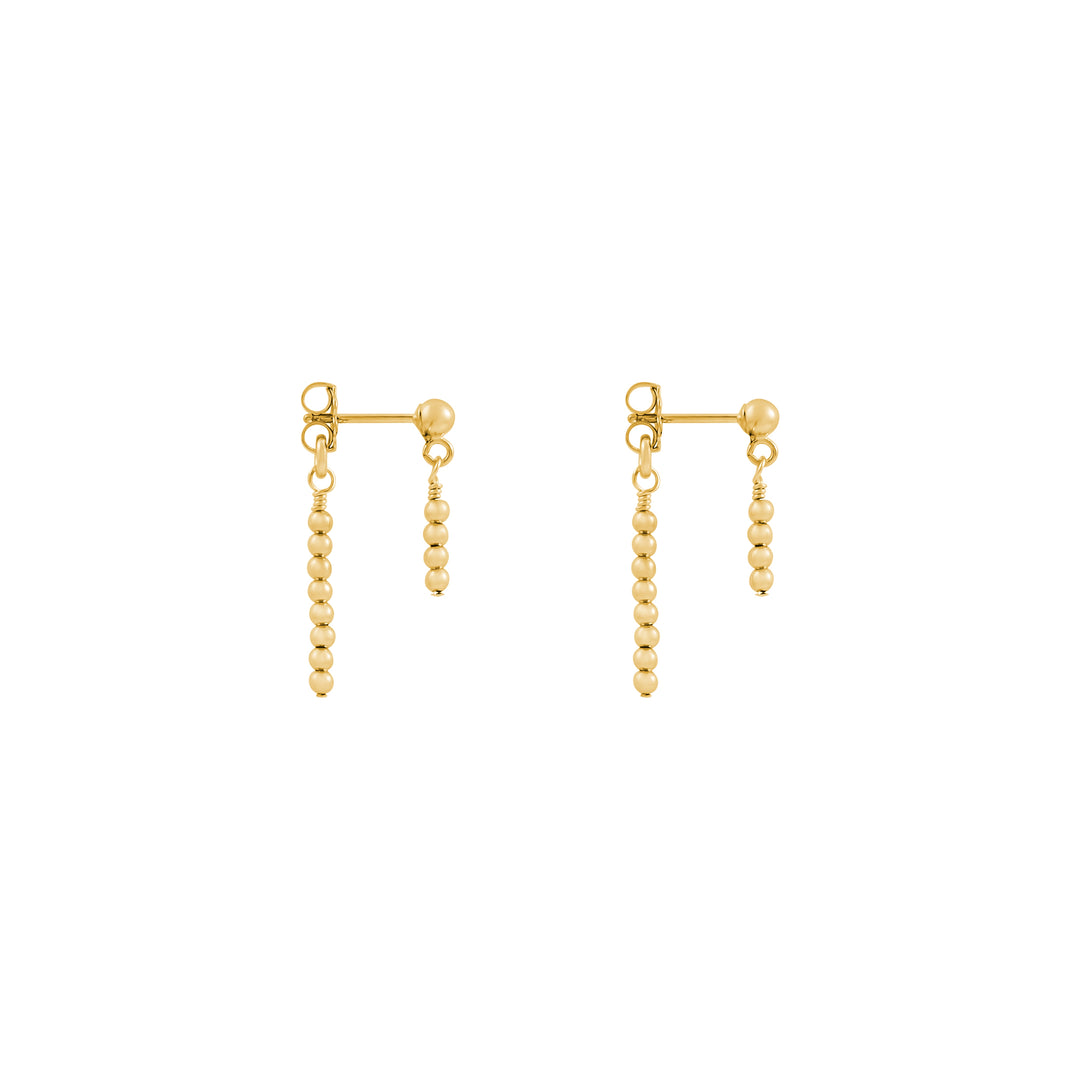 Aimee Beaded Earrings - Gold