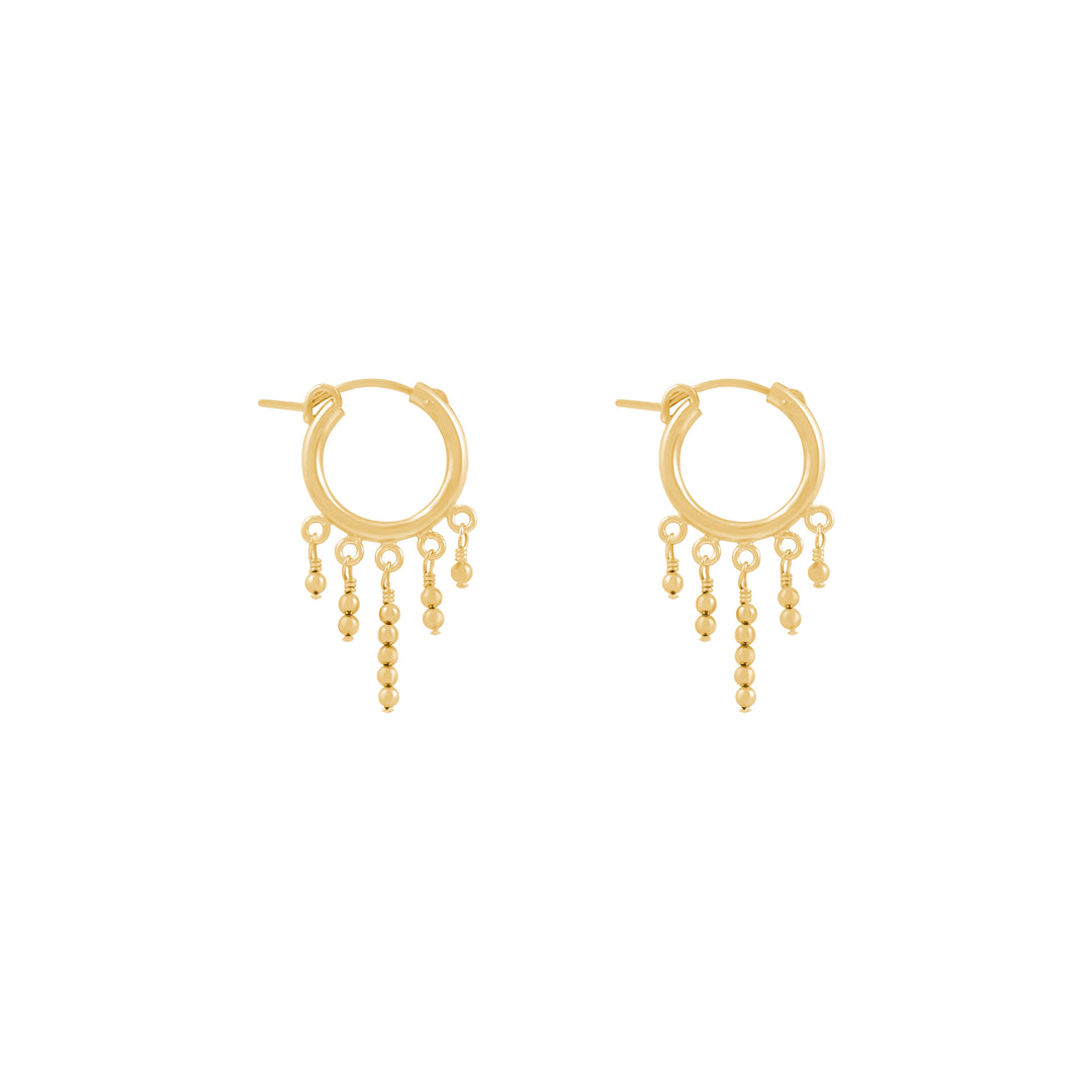 Consie Beaded Earrings - Gold