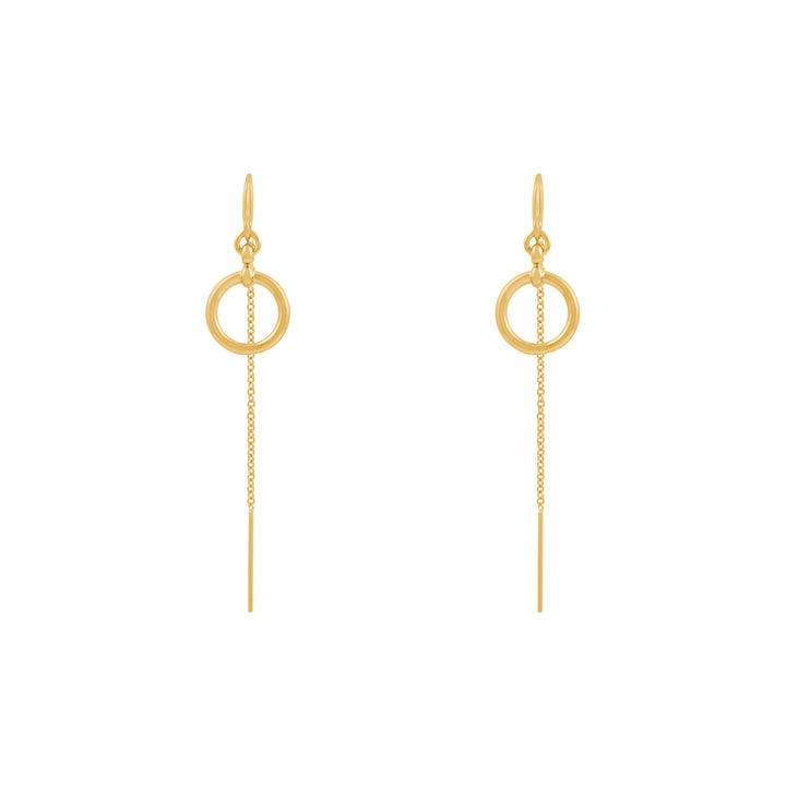 Sura Thread Earrings - Gold