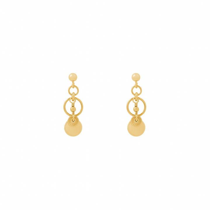 Tilly Beaded Earrings - Gold