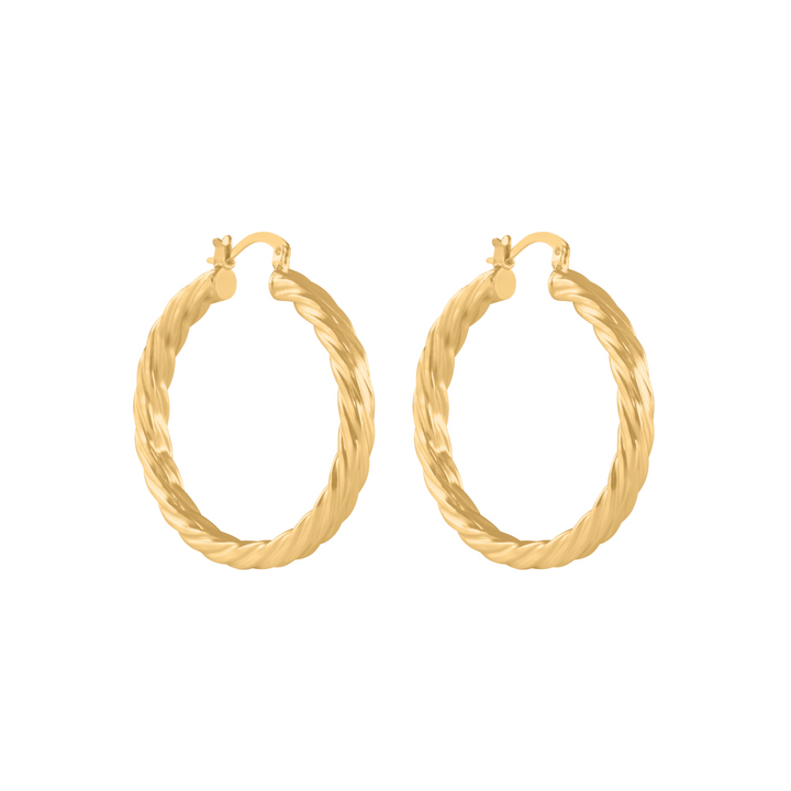 Monty Hoop Earrings - Gold