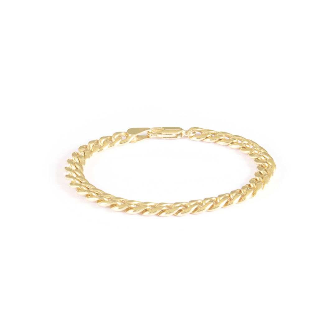 Curb Chain Bracelet - Gold