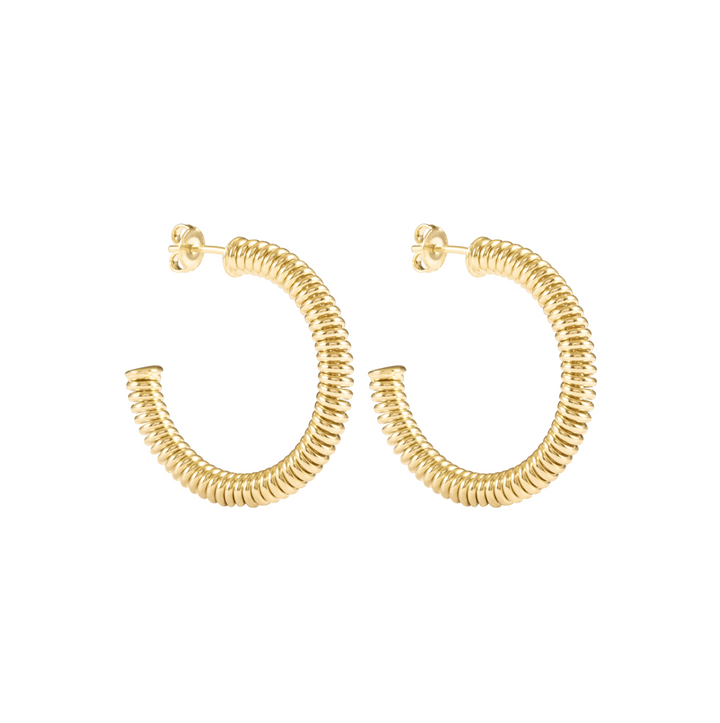 Tanaya Hoop Earrings - Gold