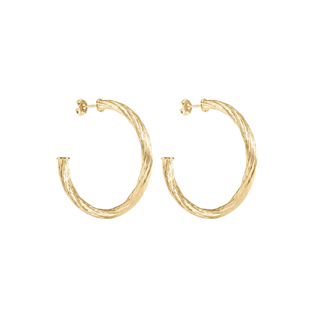 Georgia Hoop Earrings - Gold