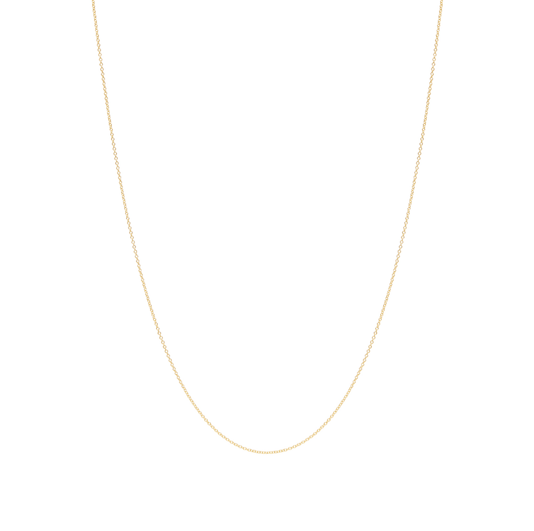 Plain Chain Necklace - Gold