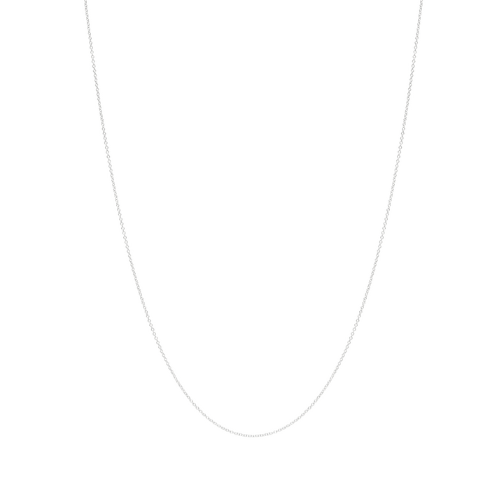 Plain Chain Necklace - Sterling Silver