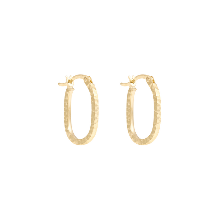 Ainslee Hoop Earrings - Solid Gold