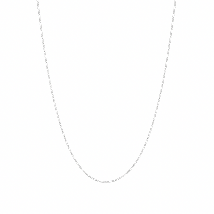 Ultra Fine Figaro Chain Necklace - Sterling Silver