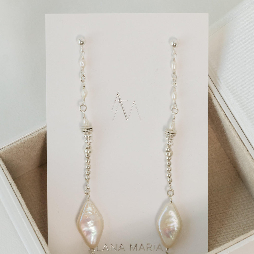 Asha Earrings - Silver