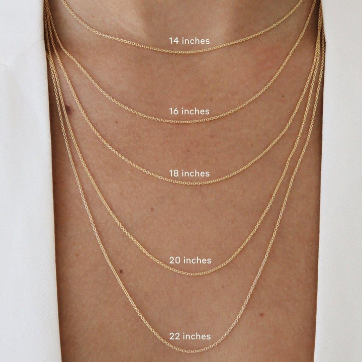 Sun Necklace - Solid Gold