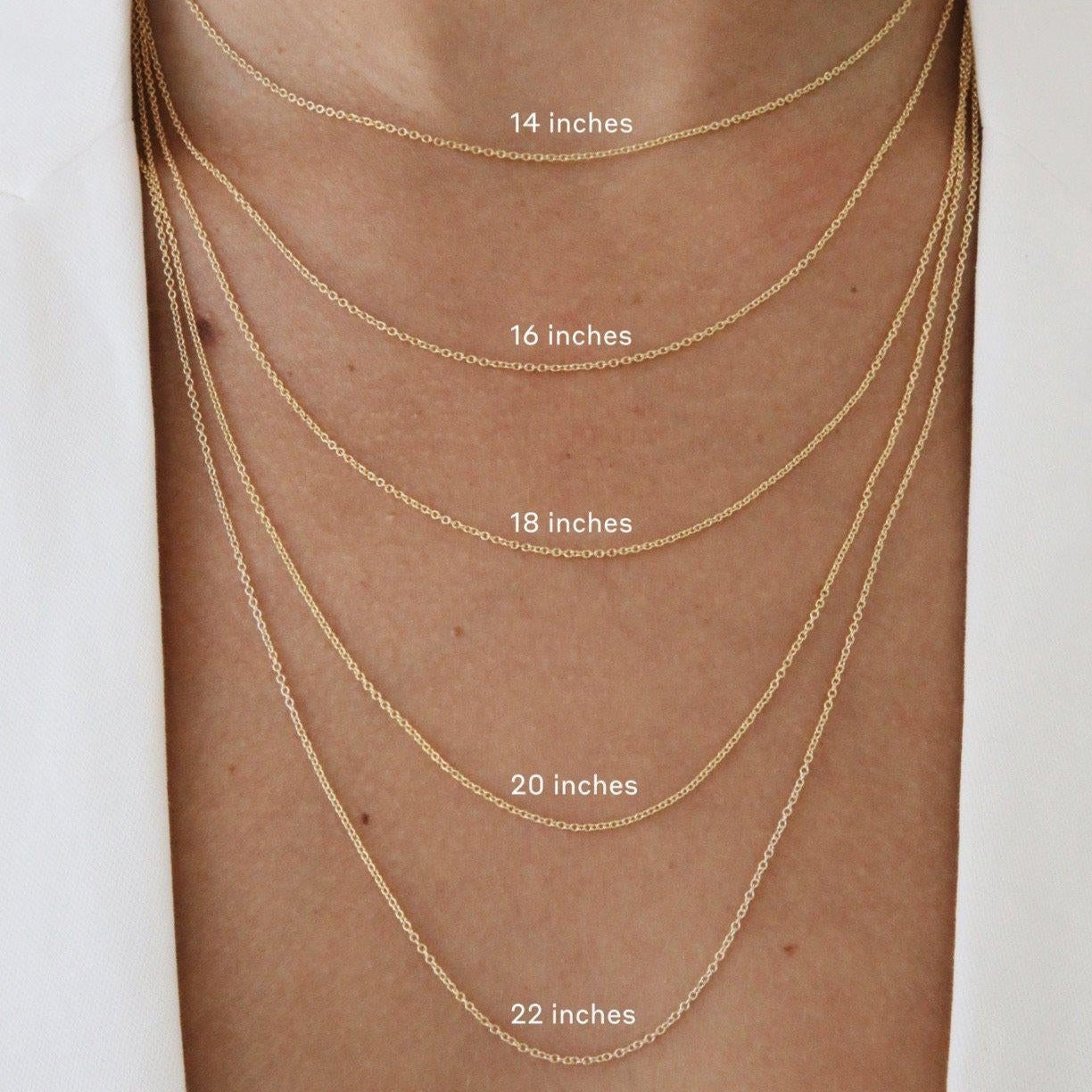 16 inch deals necklace womens