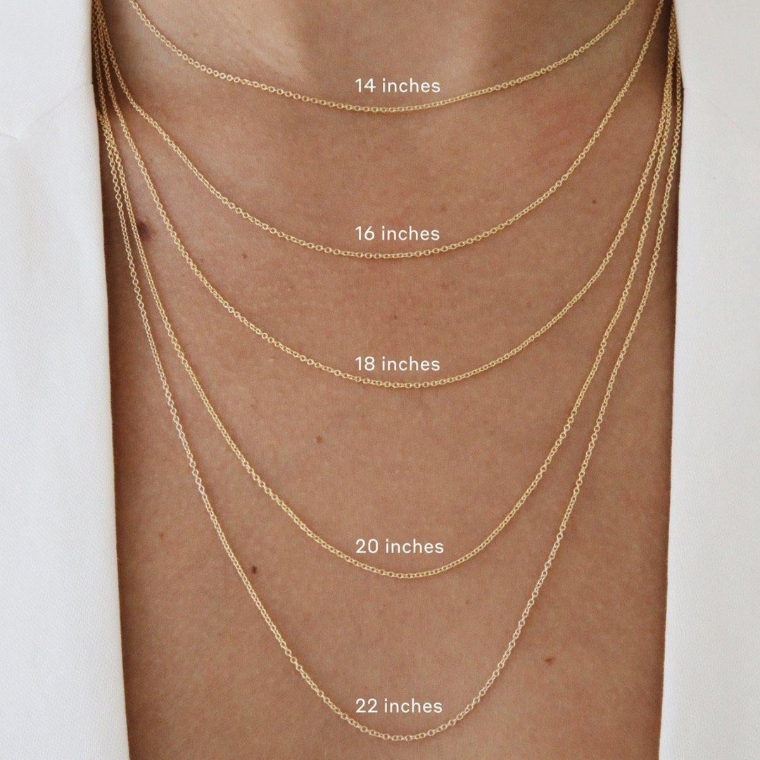 Box Chain Necklace - Solid Gold
