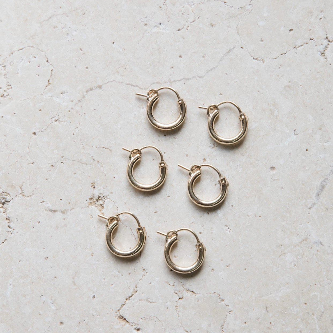 Paoi Hoop Earrings - Gold